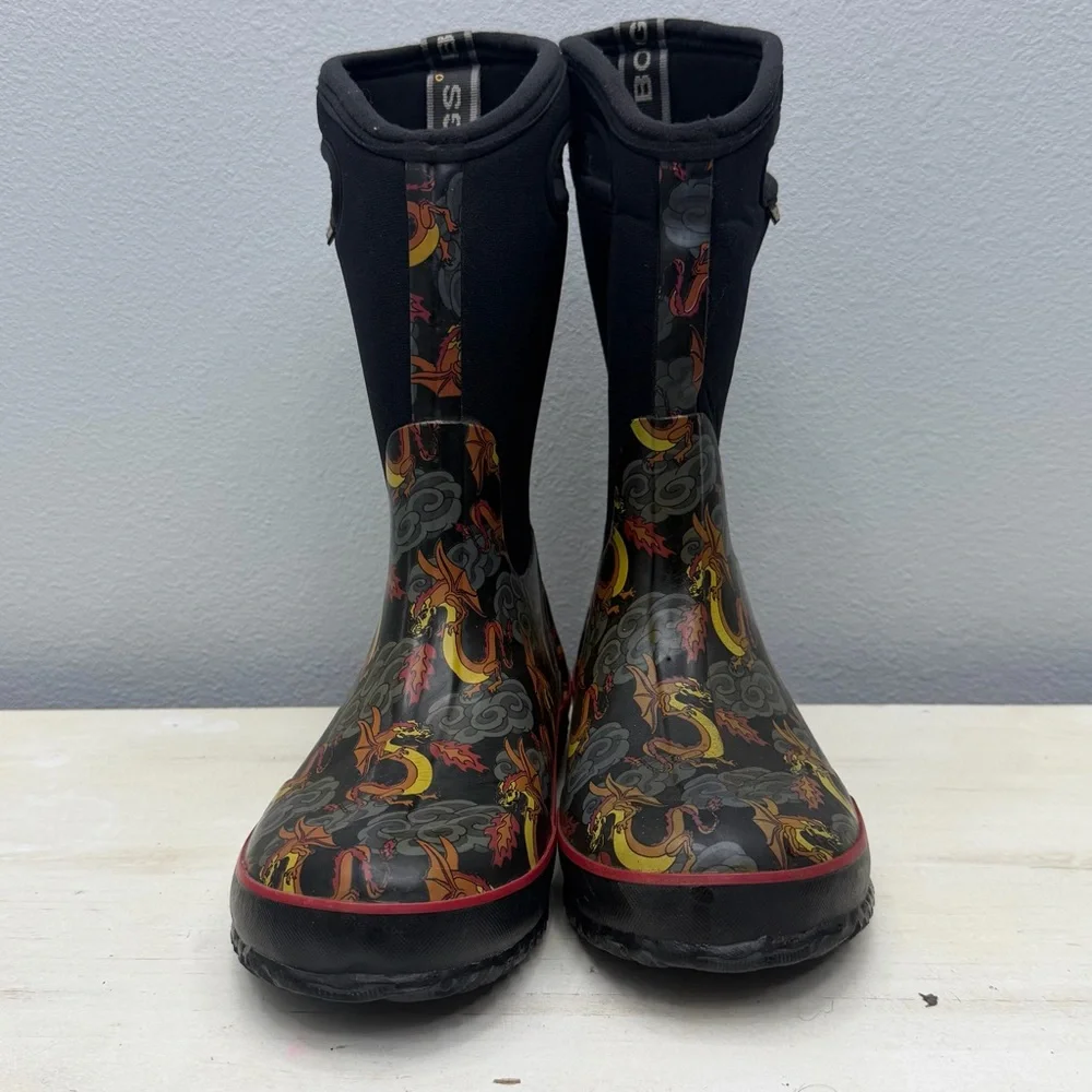 Bogs Dragon Classic Pull Waterproof Boots Size 4